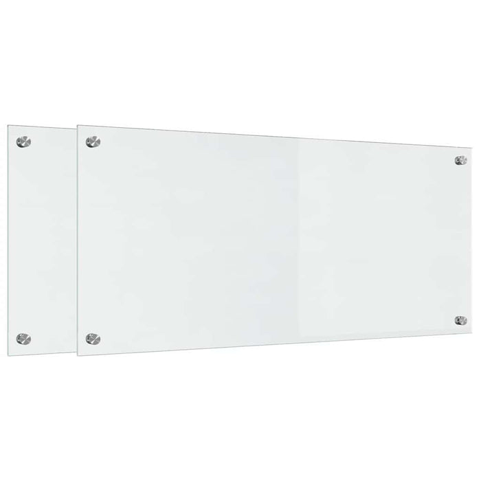 Spate de bucătărie 2 pcs Transparent 90 x 40 cm - WALTI WALTI
