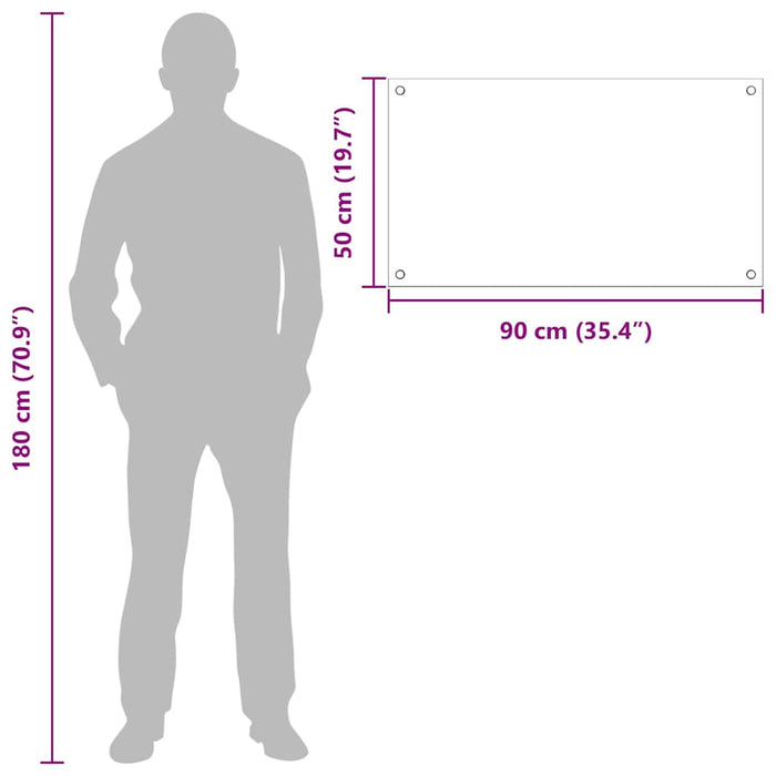 Spate de bucătărie 2 pcs Transparent 90 x 50 cm - WALTI WALTI