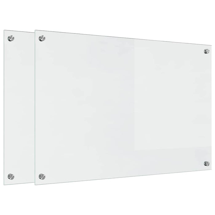 Spate de bucătărie 2 pcs Transparent 90 x 60 cm - WALTI WALTI