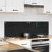 Spate de bucătărie 2 pcs Negru 70 x 40 cm sticlă securizată - WALTI WALTI