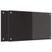 Spate de bucătărie 2 pcs Negru 70 x 40 cm sticlă securizată - WALTI WALTI