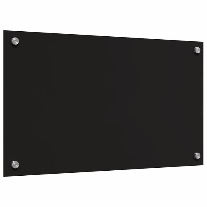 Spate de bucătărie 2 pcs Negru 70 x 40 cm sticlă securizată - WALTI WALTI