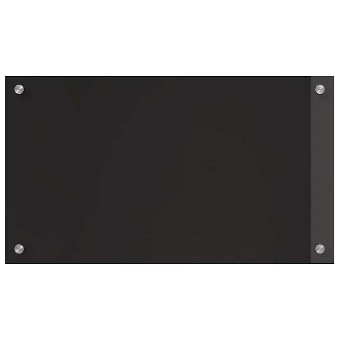Spate de bucătărie 2 pcs Negru 70 x 40 cm sticlă securizată - WALTI WALTI