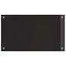 Spate de bucătărie 2 pcs Negru 70 x 40 cm sticlă securizată - WALTI WALTI