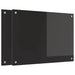 Spate de bucătărie 2 pcs Negru 70 x 50 cm sticlă securizată - WALTI WALTI