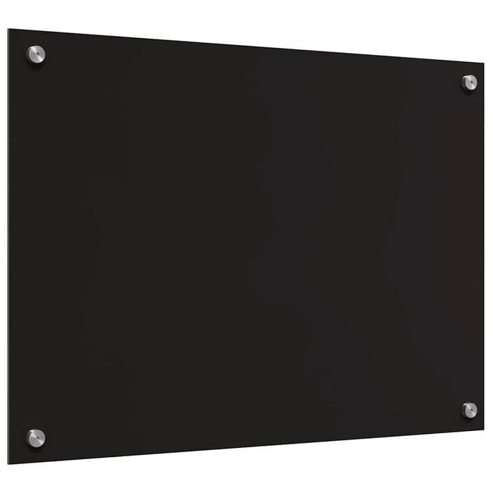 Spate de bucătărie 2 pcs Negru 70 x 50 cm sticlă securizată - WALTI WALTI