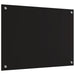 Spate de bucătărie 2 pcs Negru 70 x 50 cm sticlă securizată - WALTI WALTI