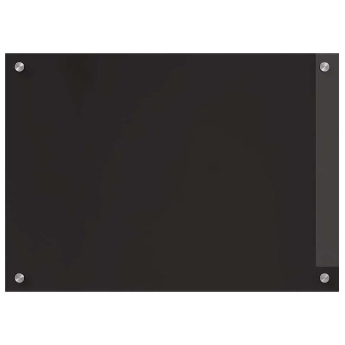 Spate de bucătărie 2 pcs Negru 70 x 50 cm sticlă securizată - WALTI WALTI