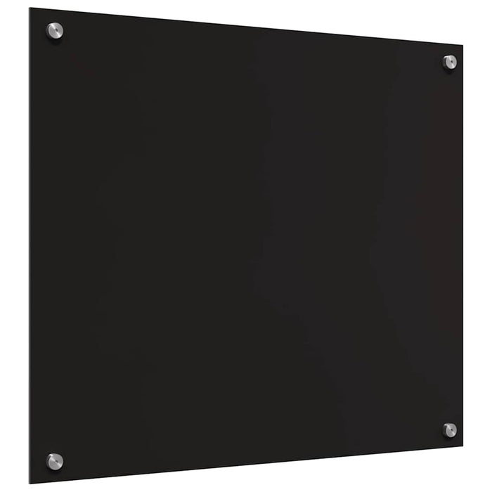 Spate de bucătărie 2 pcs Negru 70 x 60 cm sticlă securizată - WALTI WALTI