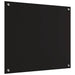 Spate de bucătărie 2 pcs Negru 70 x 60 cm sticlă securizată - WALTI WALTI