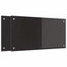 Spate de bucătărie 2 pcs Negru 80 x 40 cm sticlă securizată - WALTI WALTI