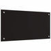 Spate de bucătărie 2 pcs Negru 80 x 40 cm sticlă securizată - WALTI WALTI