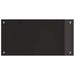 Spate de bucătărie 2 pcs Negru 80 x 40 cm sticlă securizată - WALTI WALTI