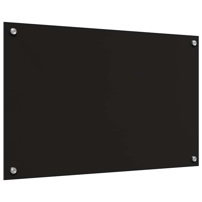 Spate de bucătărie 2 pcs Negru 80 x 50 cm sticlă securizată - WALTI WALTI