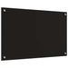 Spate de bucătărie 2 pcs Negru 80 x 50 cm sticlă securizată - WALTI WALTI
