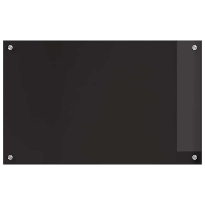 Spate de bucătărie 2 pcs Negru 80 x 50 cm sticlă securizată - WALTI WALTI
