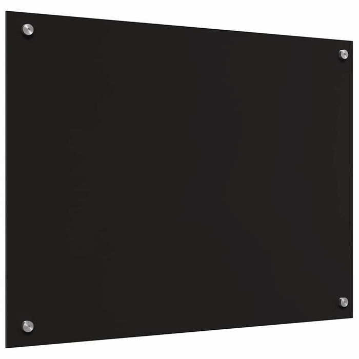 Spate de bucătărie 2 pcs Negru 80 x 60 cm sticlă securizată - WALTI WALTI