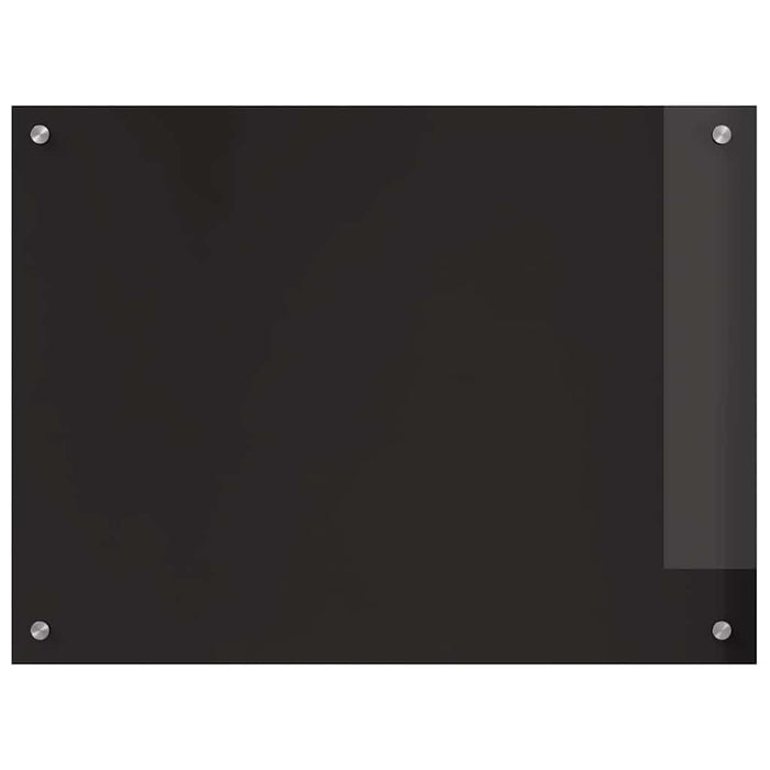 Spate de bucătărie 2 pcs Negru 80 x 60 cm sticlă securizată - WALTI WALTI