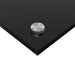 Spate de bucătărie 2 pcs Negru 90 x 40 cm sticlă securizată - WALTI WALTI