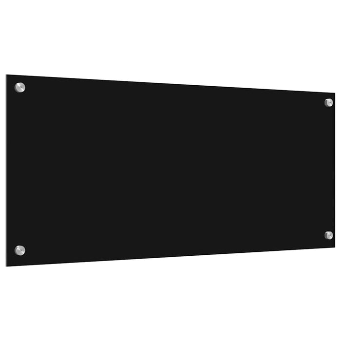 Spate de bucătărie 2 pcs Negru 90 x 40 cm sticlă securizată - WALTI WALTI