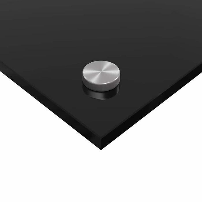 Spate de bucătărie 2 pcs Negru 90 x 50 cm sticlă securizată - WALTI WALTI