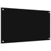 Spate de bucătărie 2 pcs Negru 90 x 50 cm sticlă securizată - WALTI WALTI