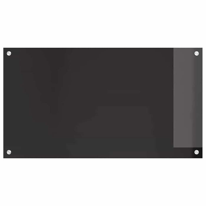 Spate de bucătărie 2 pcs Negru 90 x 50 cm sticlă securizată - WALTI WALTI