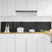 Spate de bucătărie 2 pcs Negru 100 x 40 cm sticlă securizată - WALTI WALTI