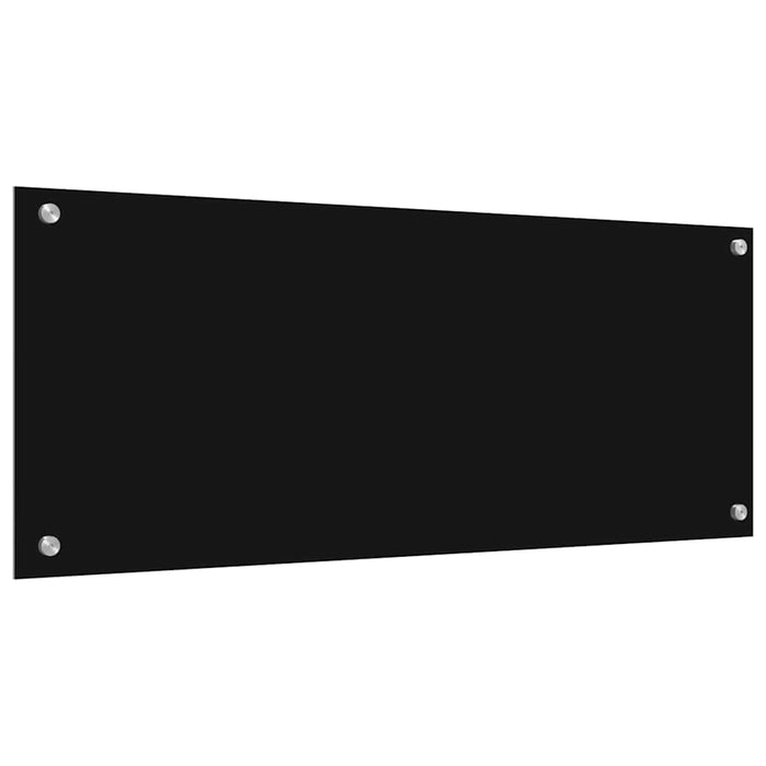 Spate de bucătărie 2 pcs Negru 100 x 40 cm sticlă securizată - WALTI WALTI