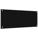 Spate de bucătărie 2 pcs Negru 100 x 40 cm sticlă securizată - WALTI WALTI