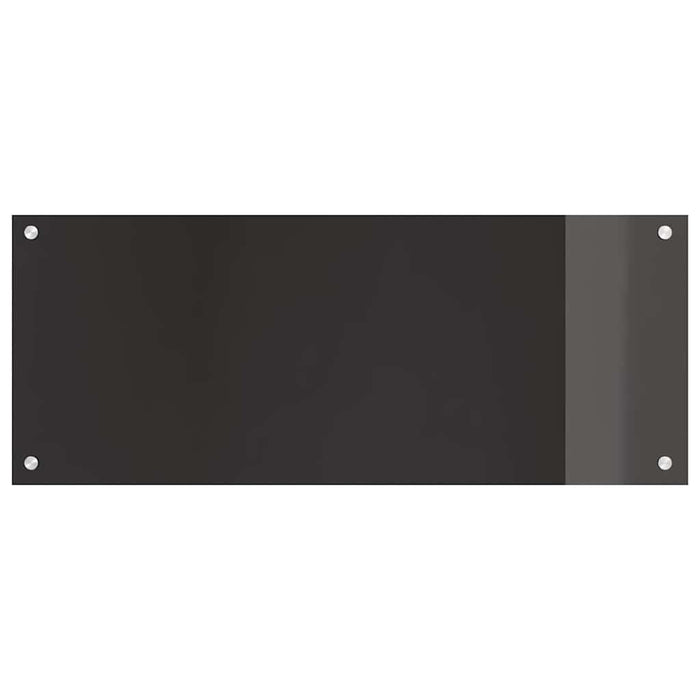 Spate de bucătărie 2 pcs Negru 100 x 40 cm sticlă securizată - WALTI WALTI