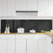 Spate de bucătărie 2 pcs Negru 100 x 50 cm sticlă securizată - WALTI WALTI