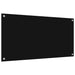 Spate de bucătărie 2 pcs Negru 100 x 50 cm sticlă securizată - WALTI WALTI