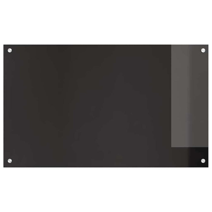 Spate de bucătărie 2 pcs Negru 100 x 60 cm sticlă securizată - WALTI WALTI