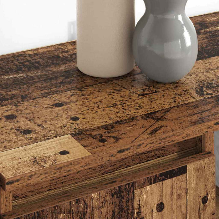 Bufeturi 2 pcs Lemn Vechi 60 x 35 x 70 cm Lemn compozit - WALTI WALTI