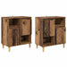 Bufeturi 2 pcs Lemn Vechi 60 x 35 x 70 cm Lemn compozit - WALTI WALTI