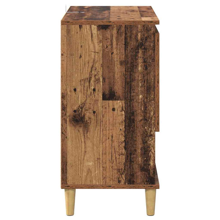 Bufeturi 2 pcs Lemn Vechi 60 x 35 x 70 cm Lemn compozit - WALTI WALTI