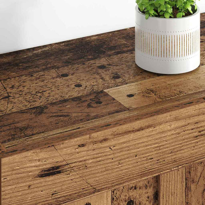 Cabinet suspendat Pe perete 2 pcs Lemn vechi 69,5 x 34 x 90 cm - WALTI WALTI