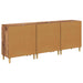 Bufeturi 3 pcs Lemn Vechi 60 x 35 x 70 cm Lemn compozit - WALTI WALTI
