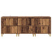 Bufeturi 3 pcs Lemn Vechi 60 x 35 x 70 cm Lemn compozit - WALTI WALTI