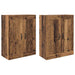 Cabinet suspendat Pe perete 2 pcs Lemn vechi 69,5 x 34 x 90 cm - WALTI WALTI
