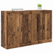 Cabinet suspendat Pe perete 2 pcs Lemn vechi 69,5 x 34 x 90 cm - WALTI WALTI