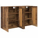 Cabinet suspendat Pe perete 2 pcs Lemn vechi 69,5 x 34 x 90 cm - WALTI WALTI