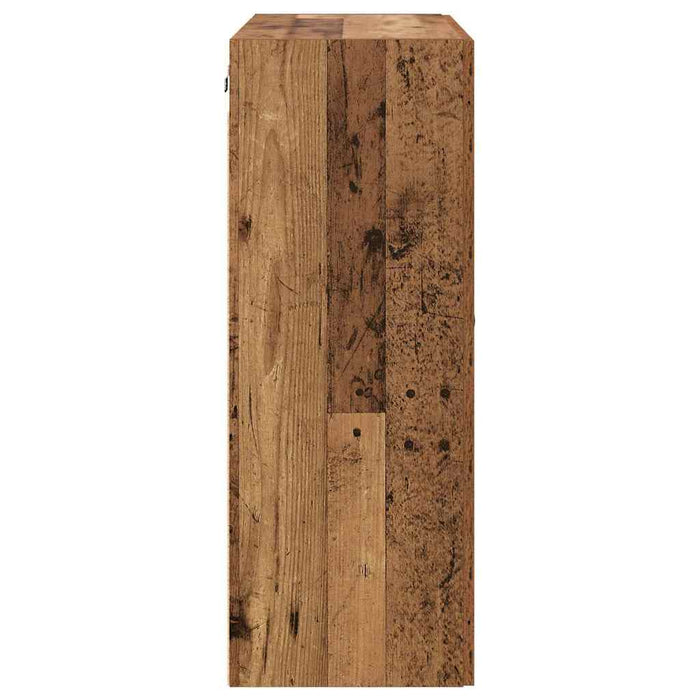 Cabinet suspendat Pe perete 2 pcs Lemn vechi 69,5 x 34 x 90 cm - WALTI WALTI