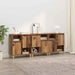 Bufeturi 3 pcs Lemn Vechi 60 x 35 x 70 cm Lemn compozit - WALTI WALTI