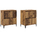 Bufeturi 2 pcs Lemn Vechi 60 x 35 x 70 cm Lemn compozit - WALTI WALTI