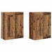 Cabinet suspendat Pe perete 2 pcs Lemn vechi 69,5 x 34 x 90 cm - WALTI WALTI