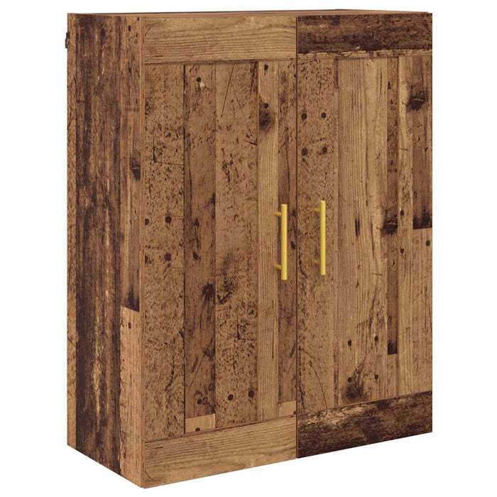 Cabinet suspendat Pe perete 2 pcs Lemn vechi 69,5 x 34 x 90 cm - WALTI WALTI