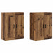 Cabinet suspendat Pe perete 2 pcs Lemn vechi 69,5 x 34 x 90 cm - WALTI WALTI