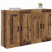 Cabinet suspendat Pe perete 2 pcs Lemn vechi 69,5 x 34 x 90 cm - WALTI WALTI